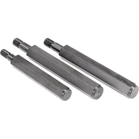 Fixture Foot With Threaded Pin H=75 Carbon Steel, Sw=19